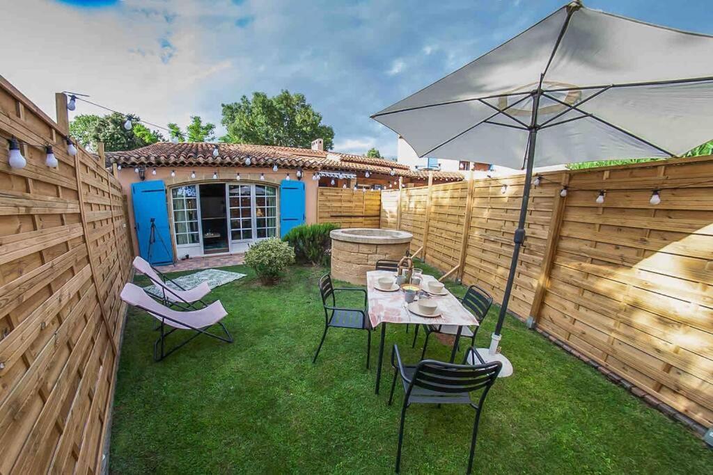 Charmant Studio/T2 Au Calme Avec Jardin Et Parking Fos-sur-Mer Exterior photo